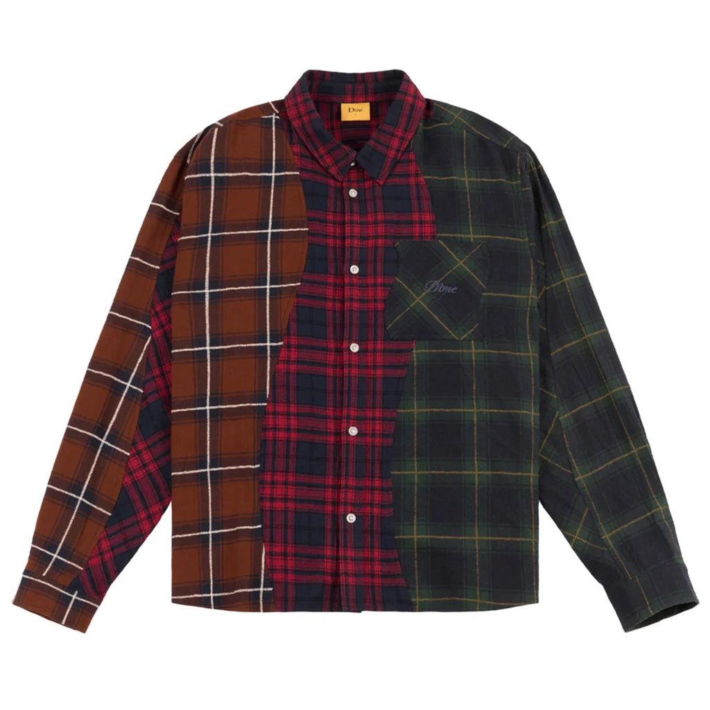 Triple Plaid Shirt - Multi - Town City