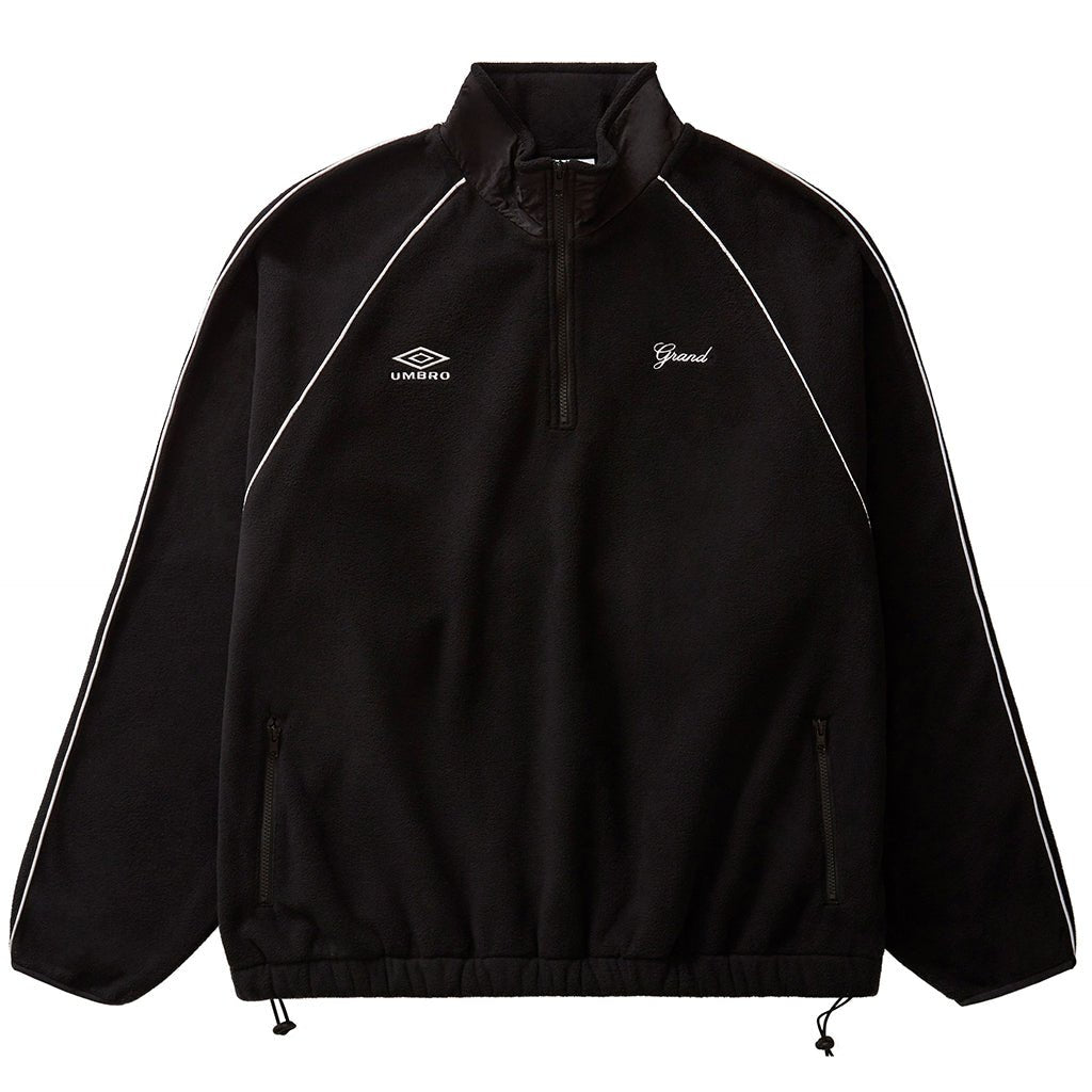 Umbro Micro Fleece Quarter Zip - Black - Town City