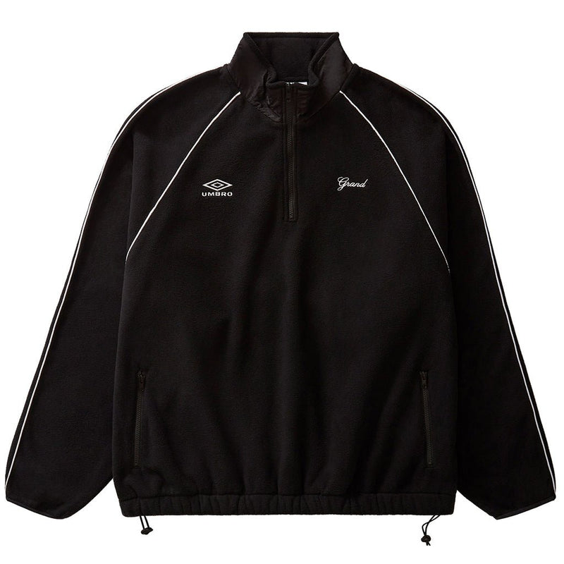 Umbro Micro Fleece Quarter Zip - Black - Town City