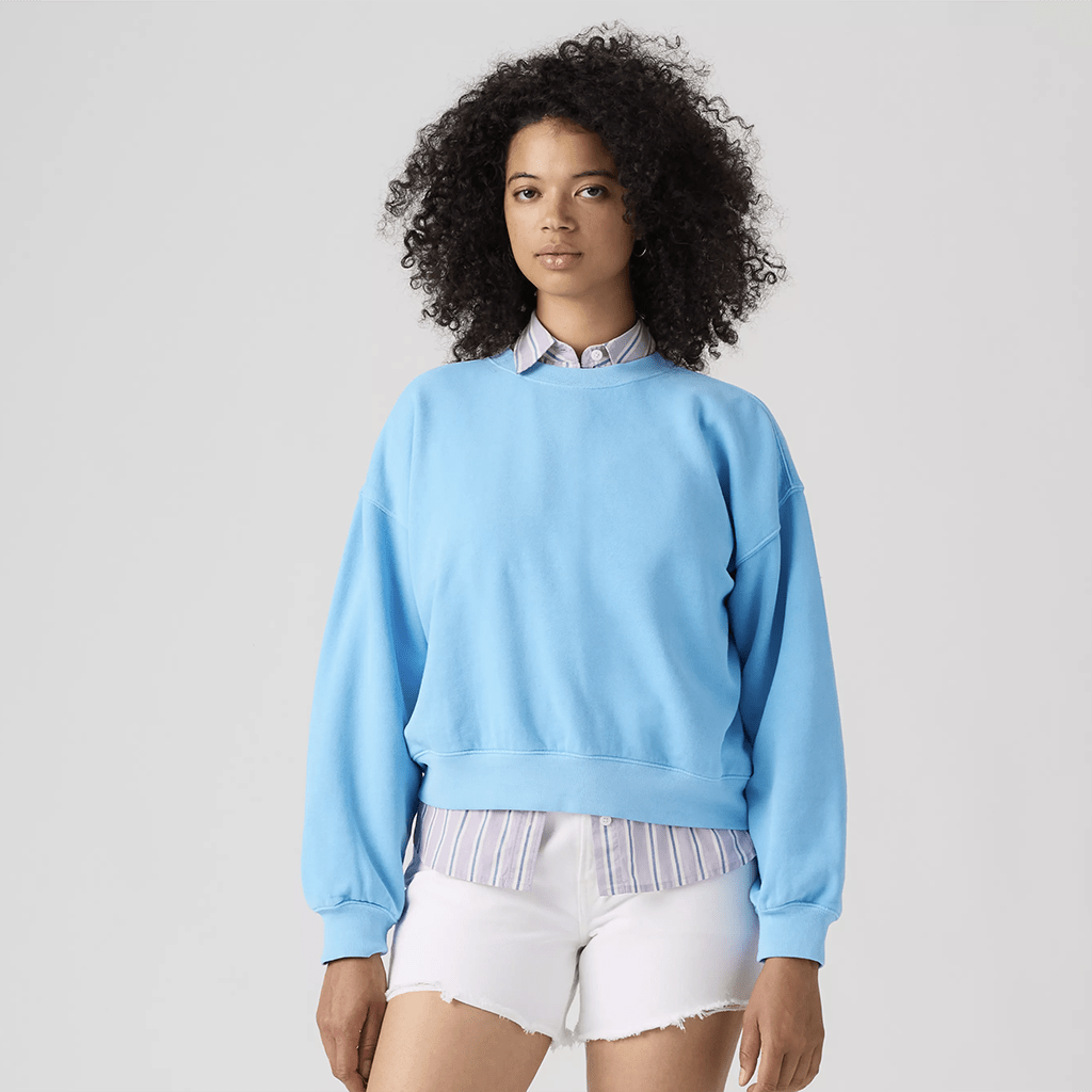 Vintage Boxy Sweatshirt - Alaskan Blue. - Town City