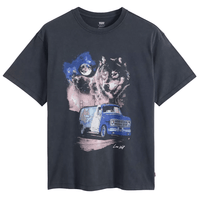 Vintage Fit Graphic Tee - Lone Wolf - Town City