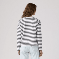 Vintage Long Sleeve - Paloma Stripe Bright White - Town City