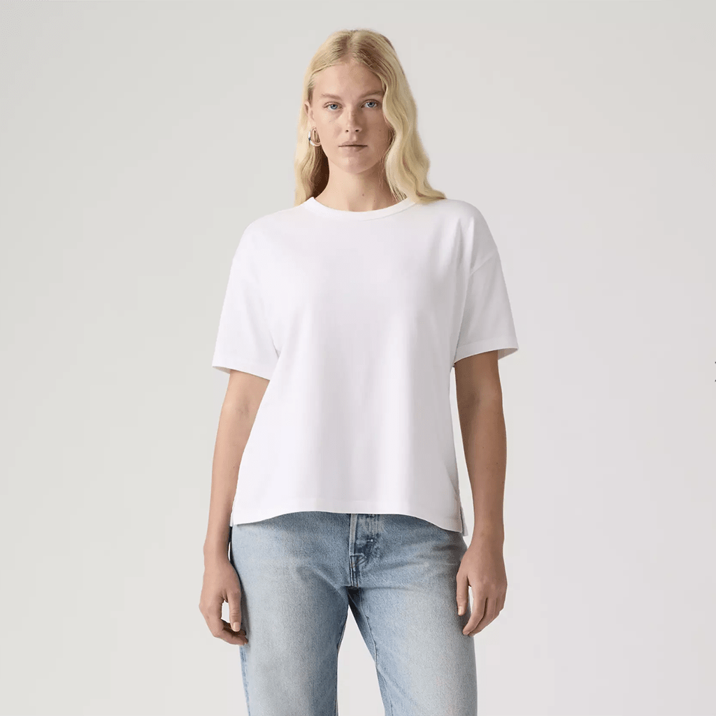 Vintage Short Sleeve Tee - Bright White - Town City