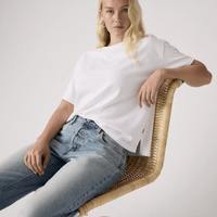 Vintage Short Sleeve Tee - Bright White - Town City