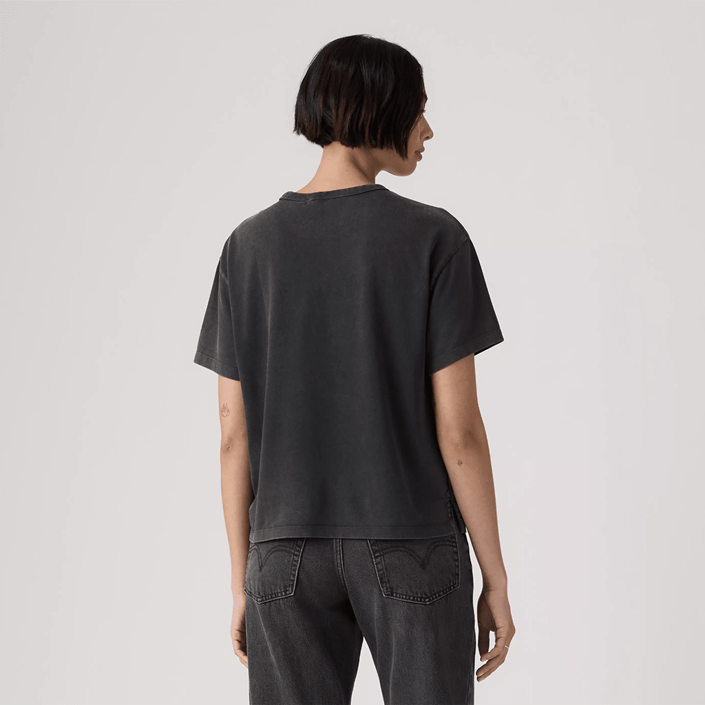 Vintage Short Sleeve Tee - Garment Dye Black - Town City