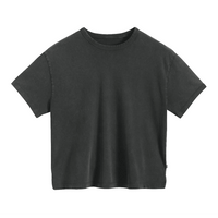 Vintage Short Sleeve Tee - Garment Dye Black - Town City