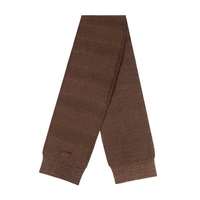 Wave Knit Scarf - Brown - Town City