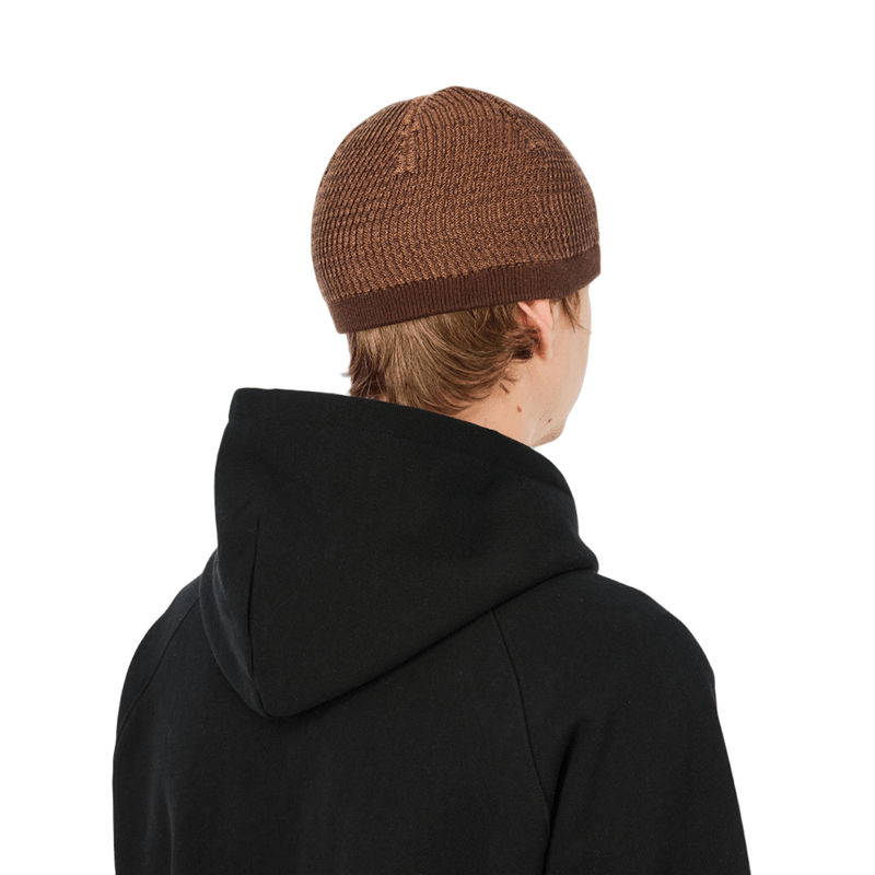 Wave Knit Skully in Brown - Town City
