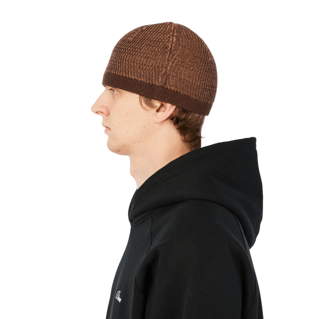 Wave Knit Skully in Brown - Town City