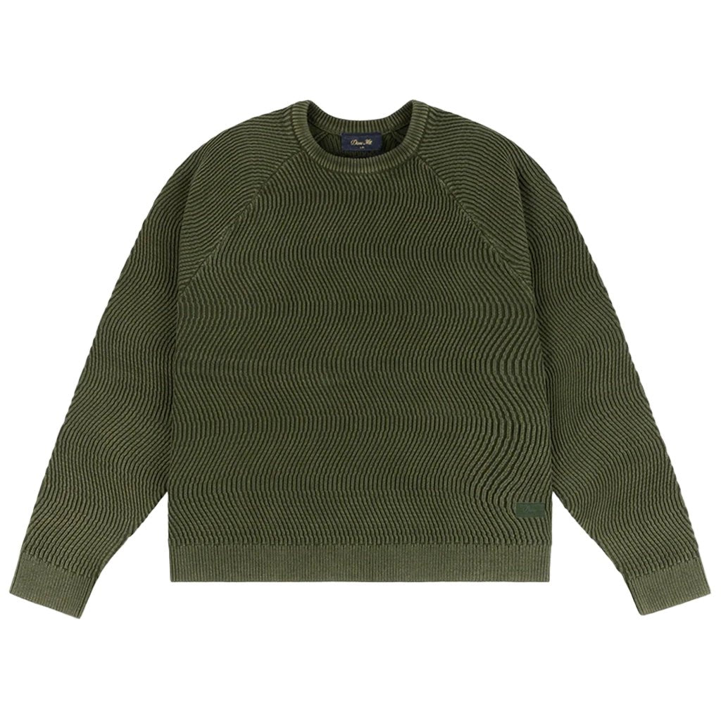 Wave Knit Sweater - Pine - Town City