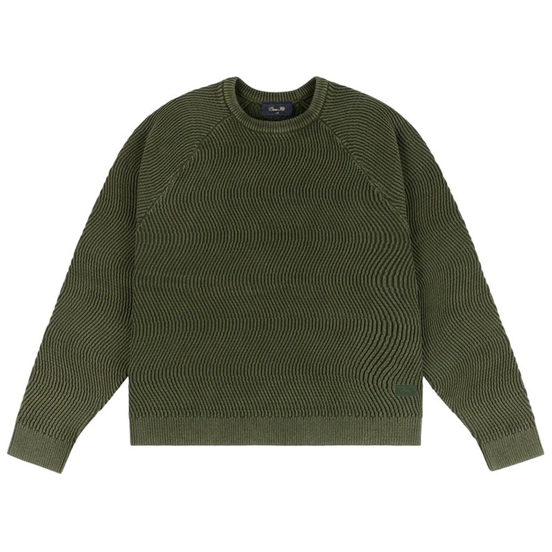 Wave Knit Sweater - Pine - Town City