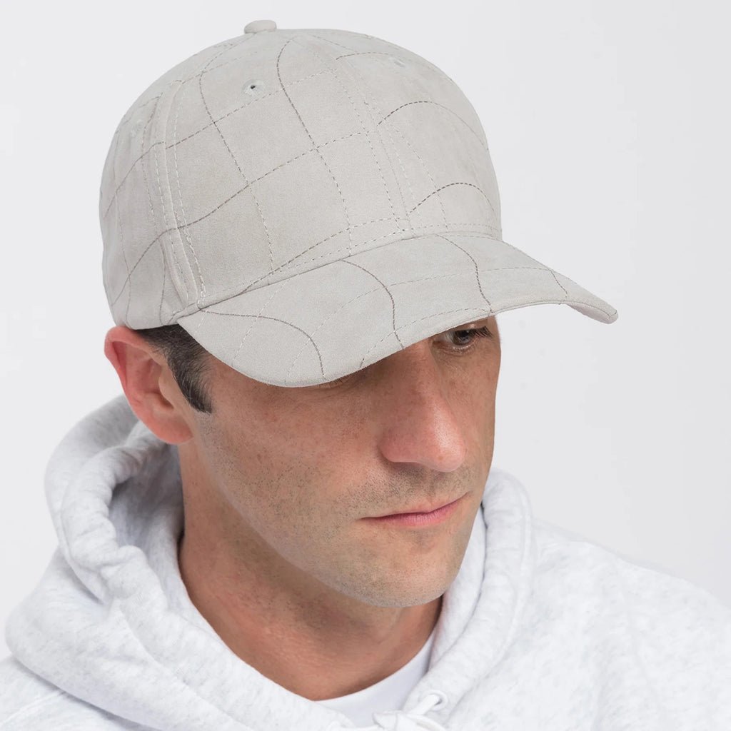 Wave Quilted Full Fit Cap - Ash - Town City