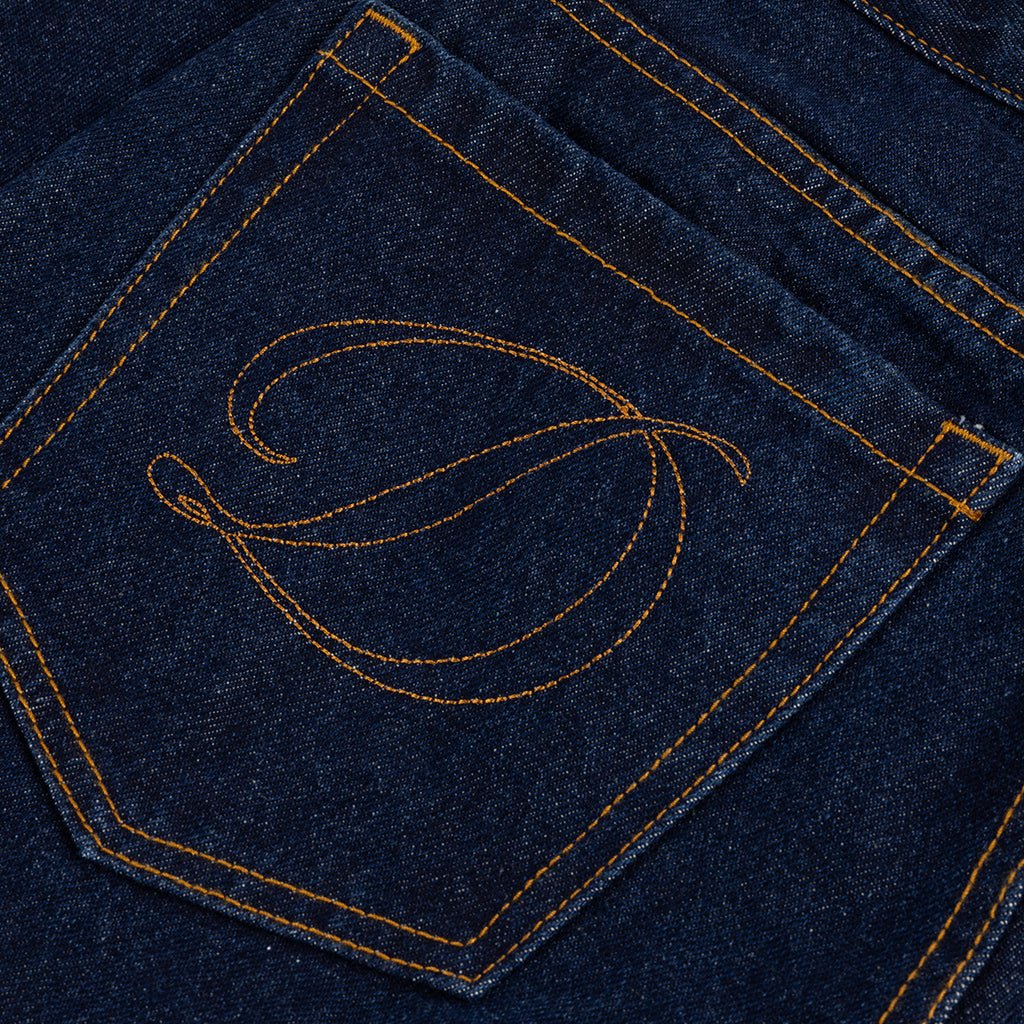 Women's Baggy Denim Pants - Indigo - Town City