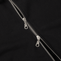 Women's Cropped Zip Hoodie - Black - Town City