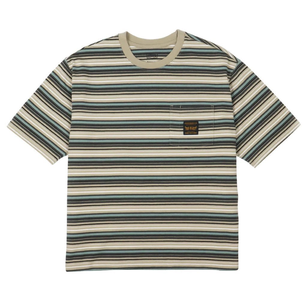 Workwear Pocket Tee - Jason Stripe Trench - Town City