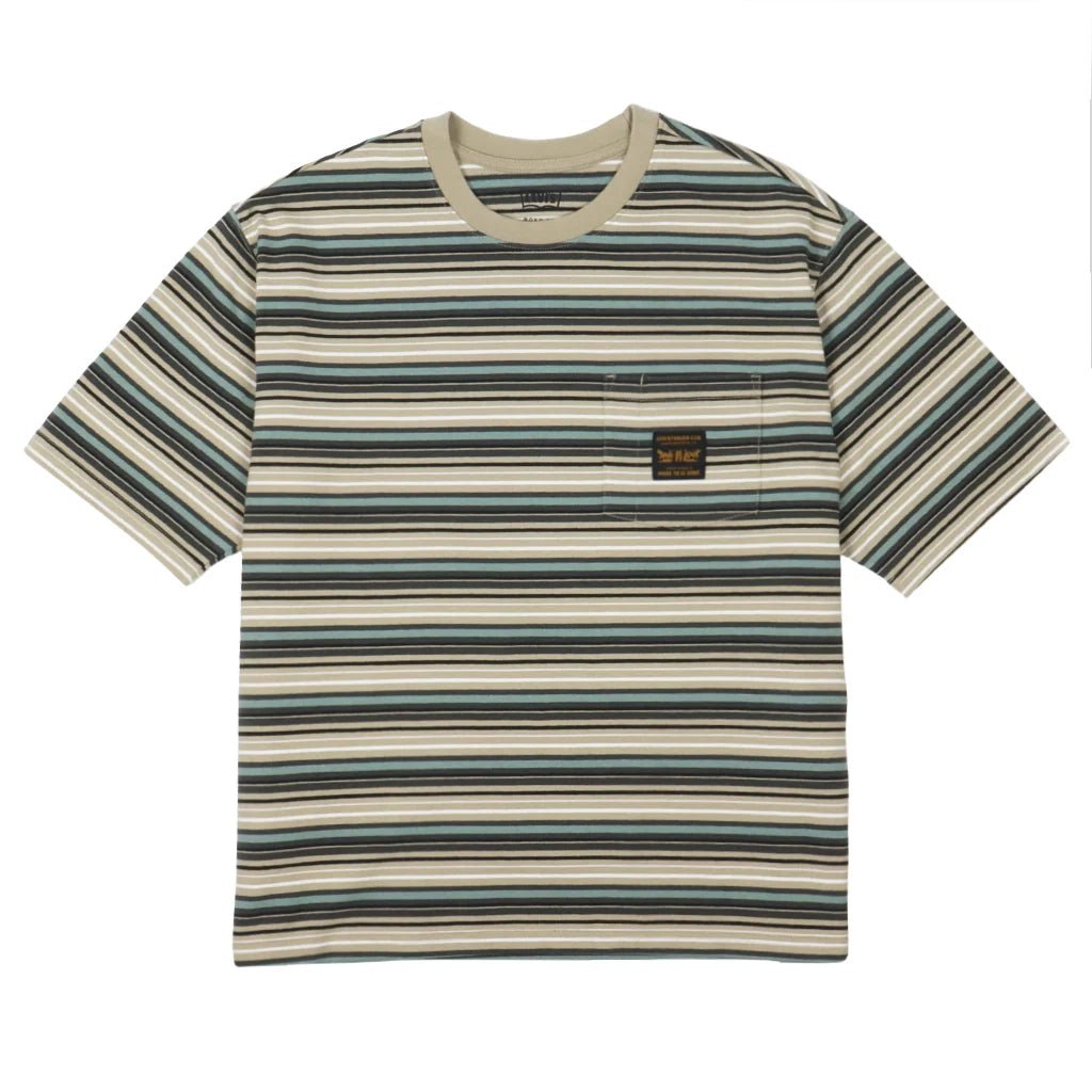 Workwear Pocket Tee - Jason Stripe Trench - Town City
