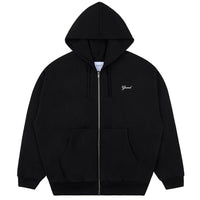 Zip Up Script Sweatshirt - Black - Town City