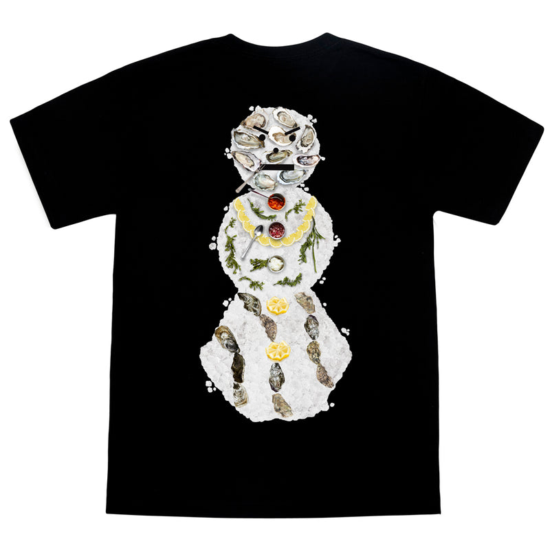 Oyster Snackman Tee - Black