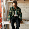 Bowery Heavy Weight L/S Flannel - Pine Needle/Olive Surplus - Town City
