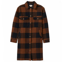 Bowery W Long Jacket - Bison - Town City