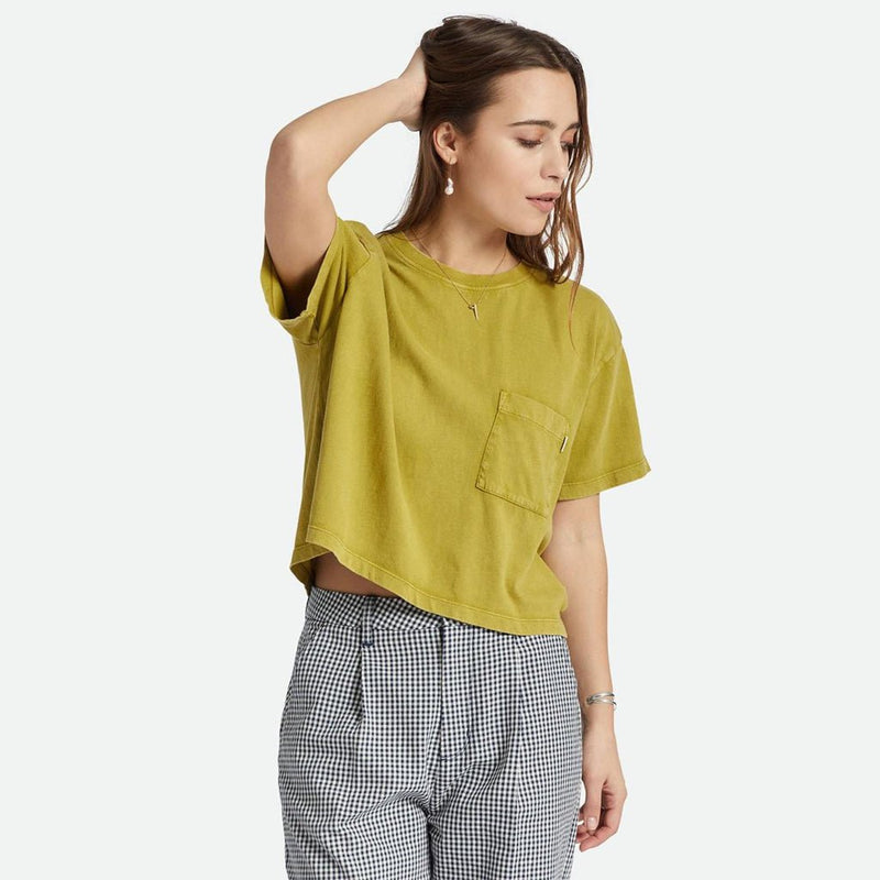 Carefree Pocket Tee - Moss - Town City