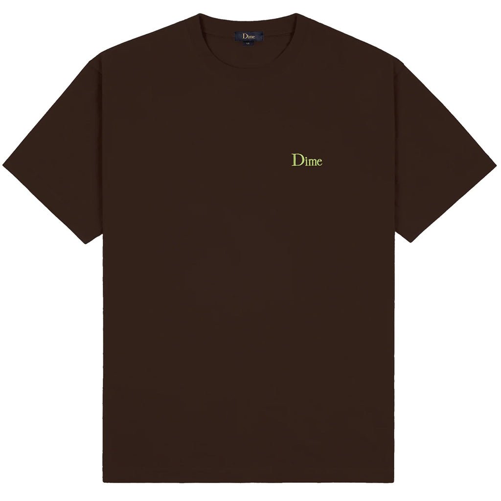 Classic Small Logo T-Shirt - Deep Brown - Town City
