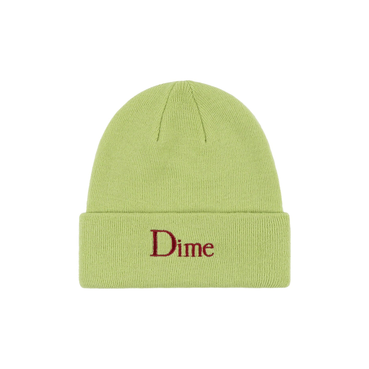 Classic Wool Fold Beanie - Lime - Town City