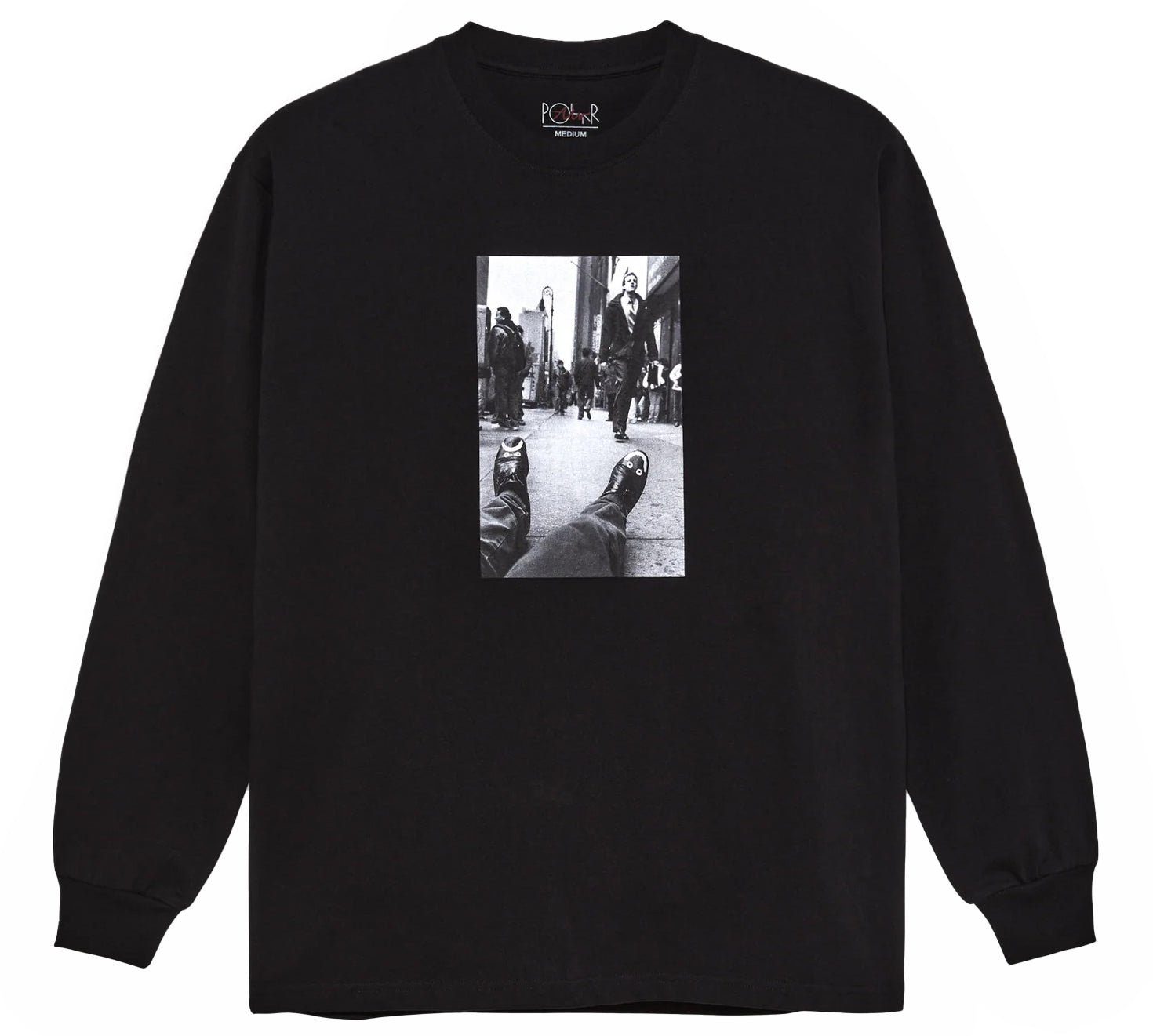 Tシャツ・カットソー citybreeze WOOLTENCEL LIFE LETTERING LONG SLEEVE T-SHIRT_GRE T-SHIRT - CITYBREEZE