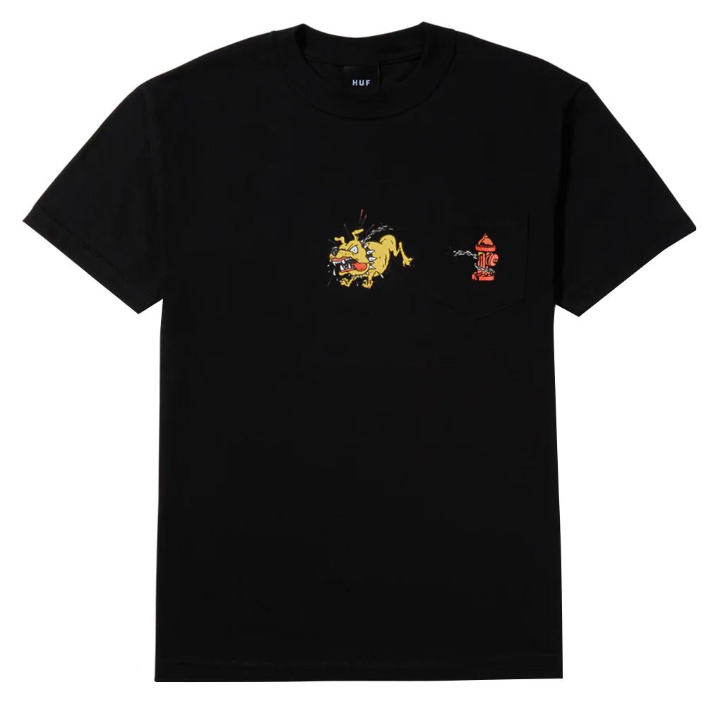 Junkyard Dog Pocket T-Shirt - Black - Town City