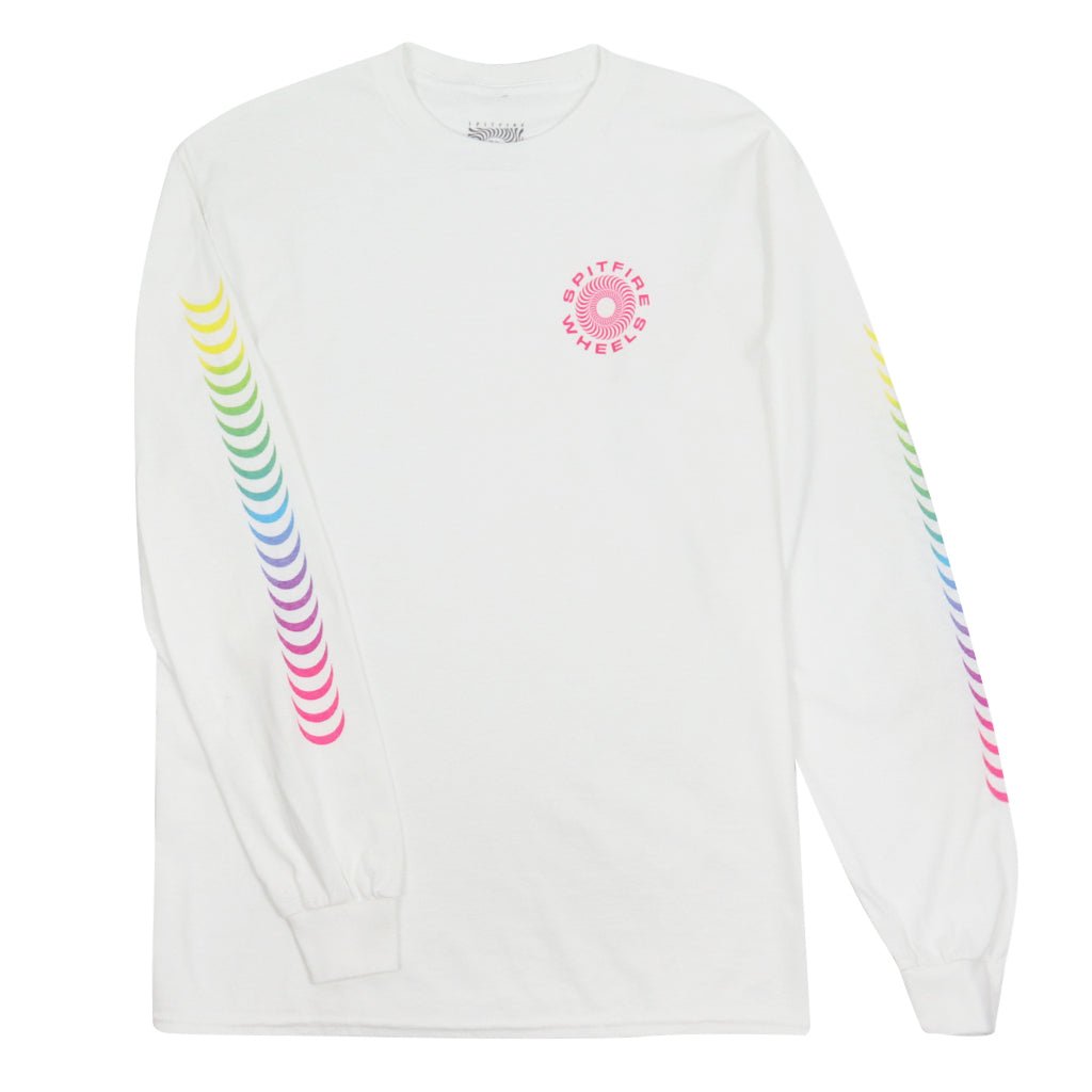 Multiswirl Classic '87 Sleeve L/S Tee - White - Town City
