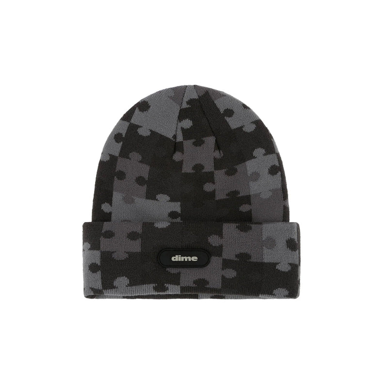 Puzzle Fold Beanie - Charcoal - Town City