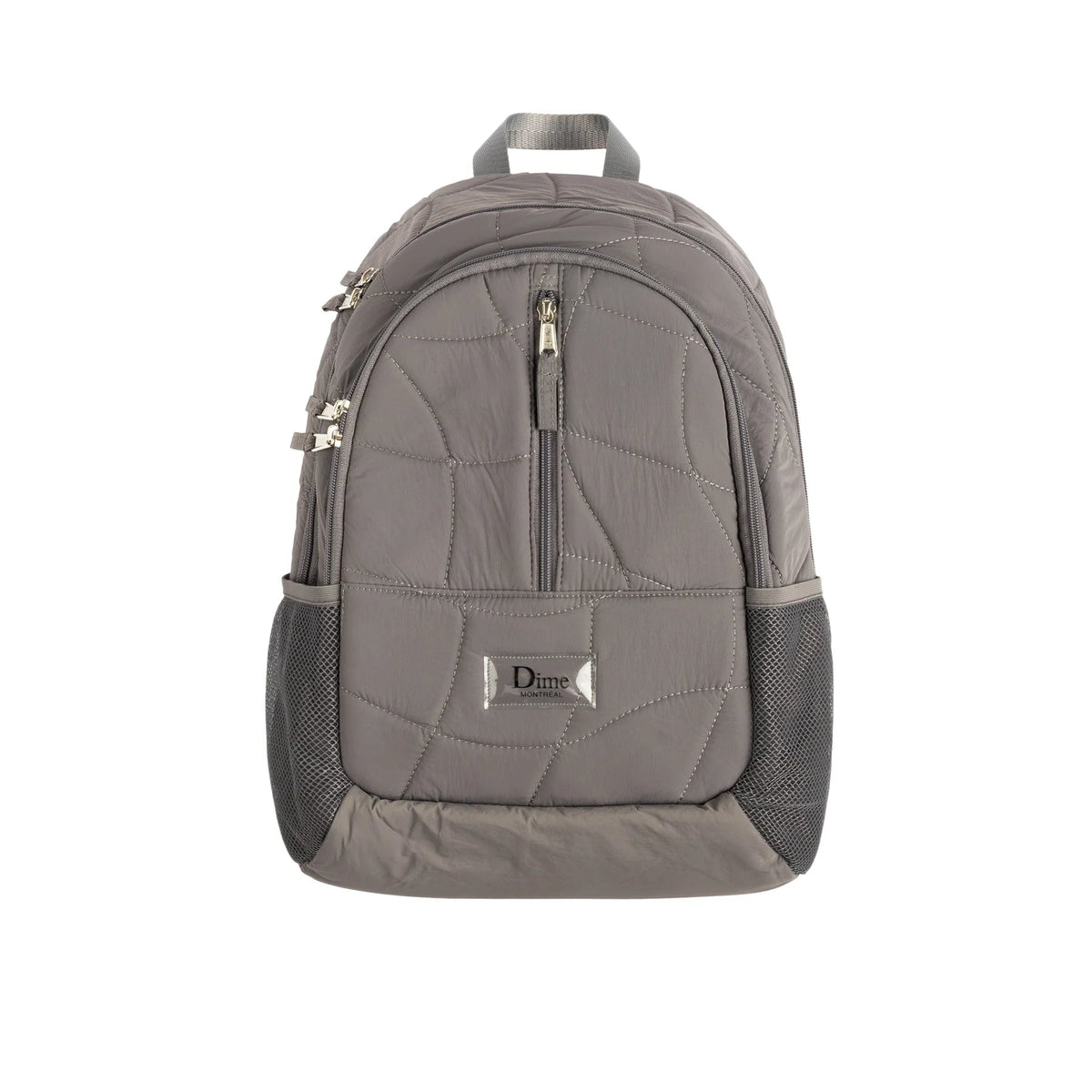 Quilted Backpack - Charcoal - Town City