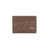 Quilted Cardholder - Brown - Town City
