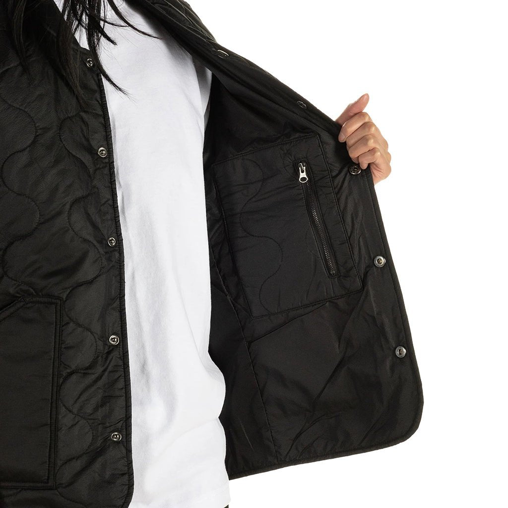 Quilted Vest - Black - Town City