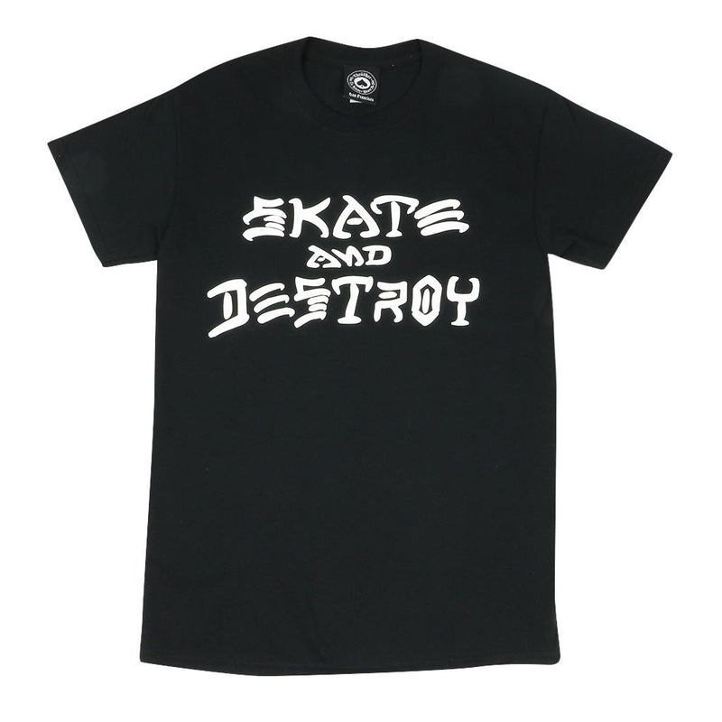Skate and Destroy T-Shirt - Black - Town City