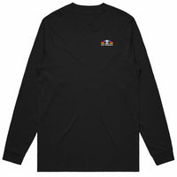 Spectrum Embroidered L/S T-Shirt - Black - Town City