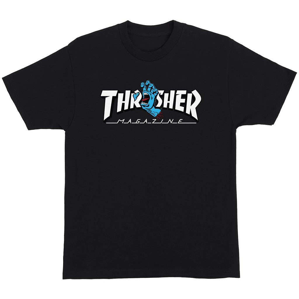 Thrasher Screaming Logo T-Shirt in Black